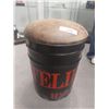 Image 1 : VINTAGE OIL PAIL STOOL
