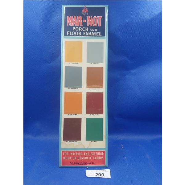 VINTAGE 1940'S SHERWIN WILLIAMS COUNTER DISPLAY