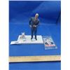 Image 1 : VINTAGE DON CHERRY & BLUE THE DOG FIGURES W/VINTAGE HOCKEY CARD