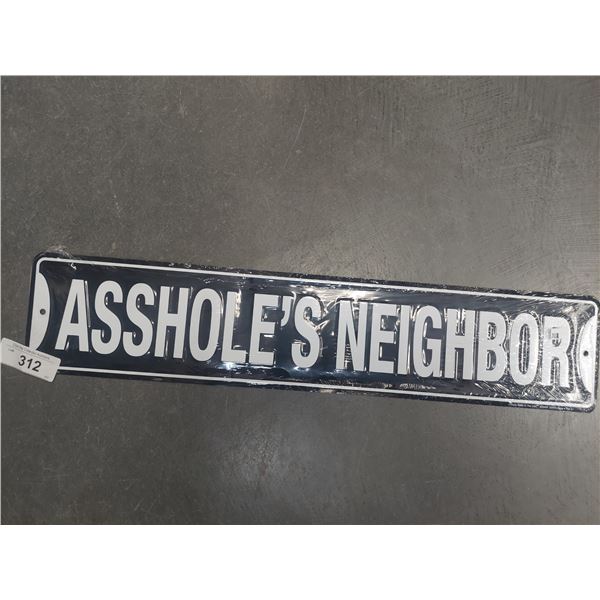 NEW TIN SIGN