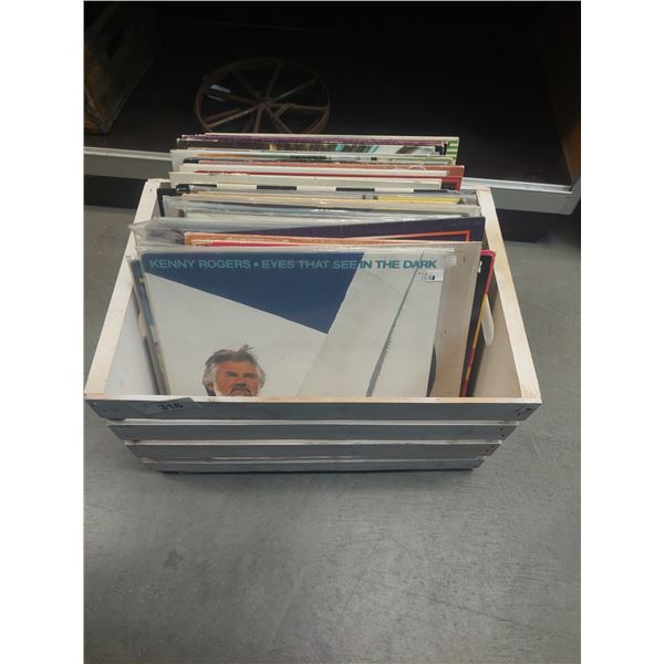 BOX OF MISC RECORDS