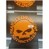 Image 1 : DIE CUT HARLEY DAVIDSON SKULL SIGN
