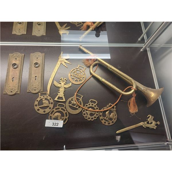COLLECTION BRASS ITEMS