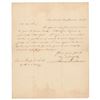 Image 1 : James Buchanan Autograph Letter Signed to California Military Governor