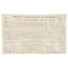 Image 1 : John Quincy Adams Document Signed as President