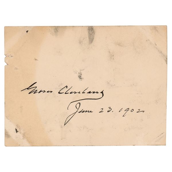 Grover Cleveland Signature