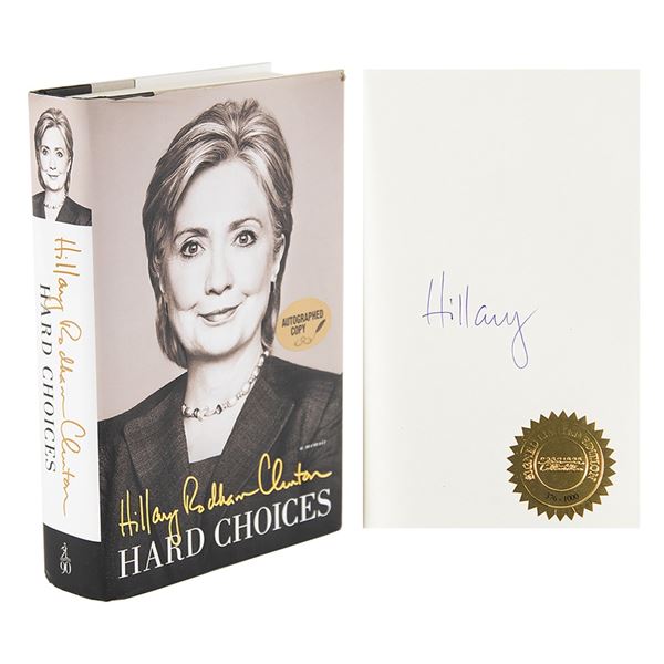 Hillary Clinton Signed Book