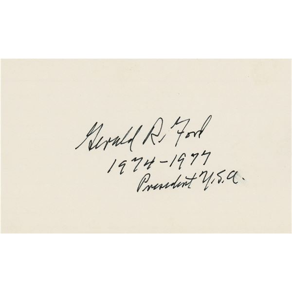 Gerald Ford Signature