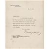 Image 1 : Warren G. Harding Typed Letter Signed as President