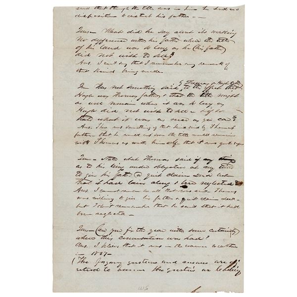 Rutherford B. Hayes Autograph Document Signed (1846)