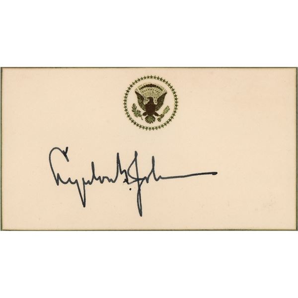 Lyndon B. Johnson Signature