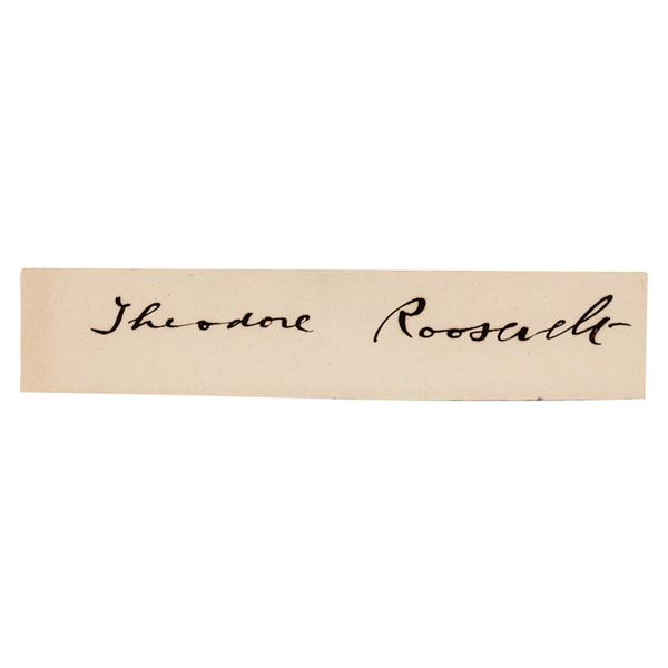 Theodore Roosevelt Signature