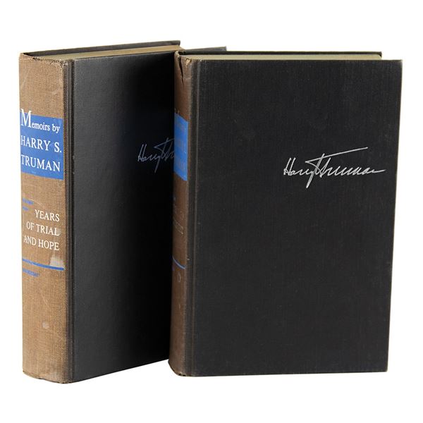 Harry S. Truman (2) Signed Books