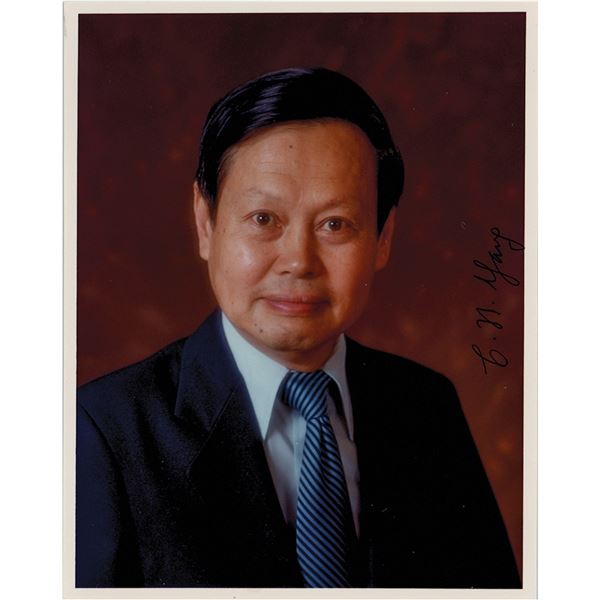 Yang Chen-Ning Signed Photograph