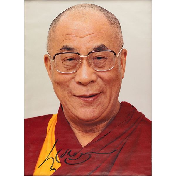 Dalai Lama Signed Poster