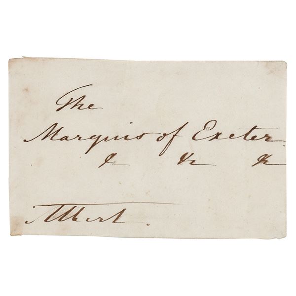 Prince Albert Signature