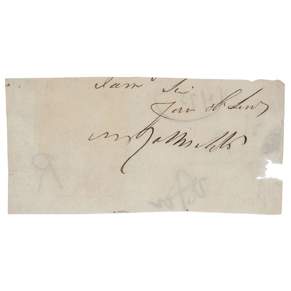 Nathan Mayer Rothschild Signature