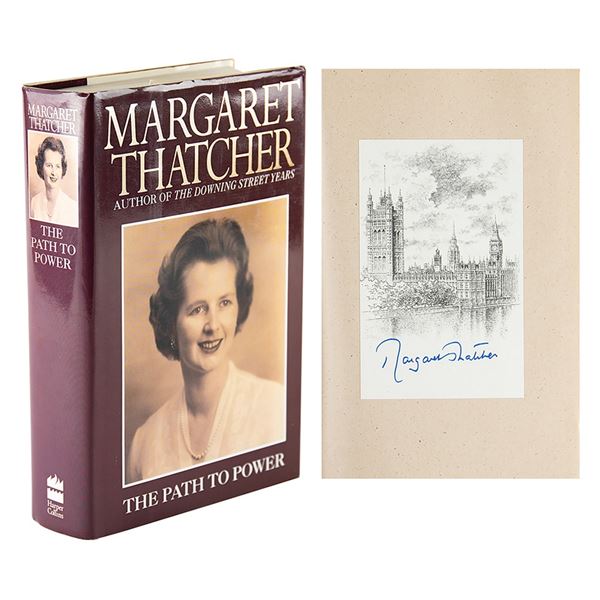 Margaret Thatcher Signed Book