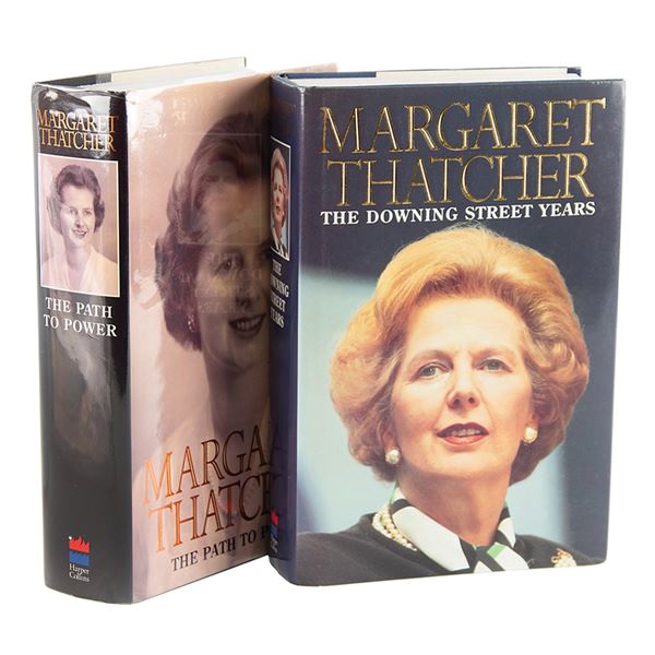 Margaret Thatcher (2) Signed Books