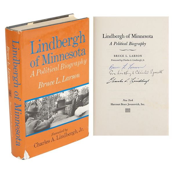 Charles Lindbergh Signed Book