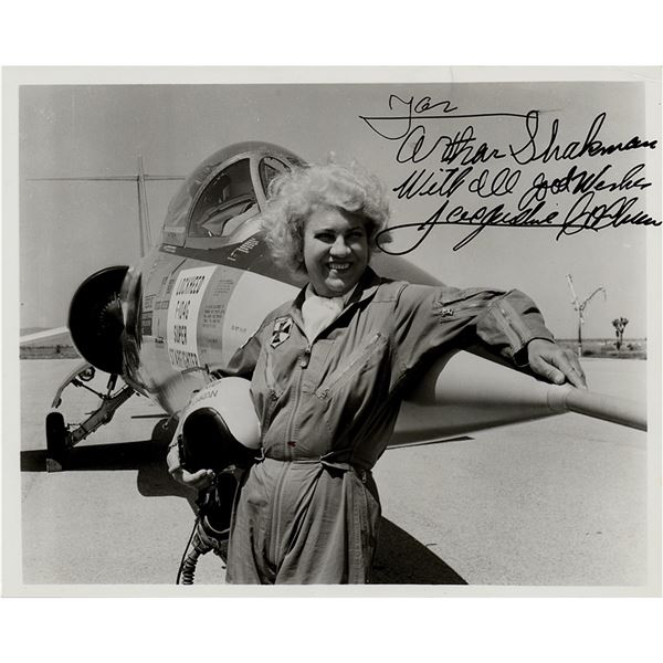 Jacqueline Cochran Signed Photograph