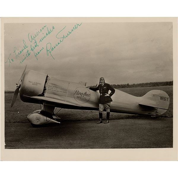 Roscoe Turner Signed Photograph