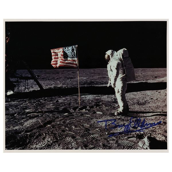 Buzz Aldrin Signed Photograph