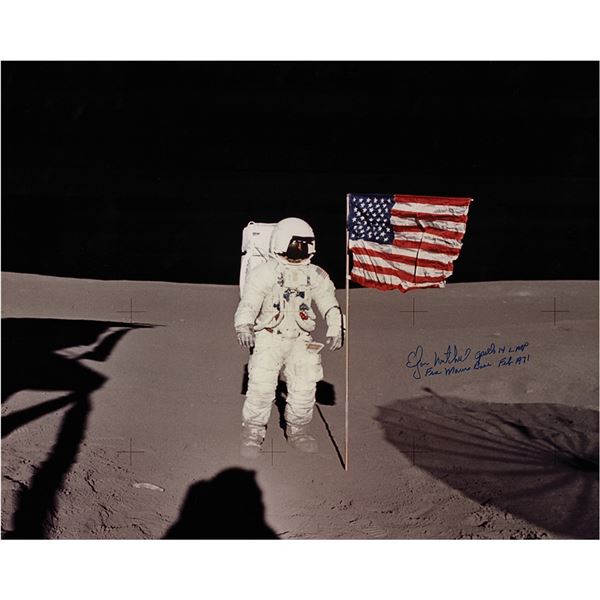 Edgar Mitchell Signed Photograph