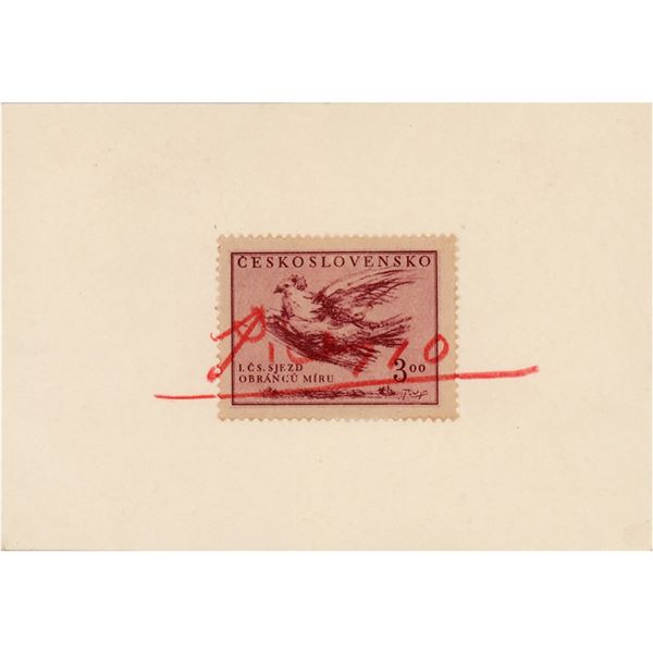 Pablo Picasso Signed Stamp