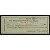 Image 2 : Maxfield Parrish Signed Check