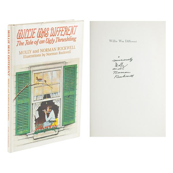Norman Rockwell Signed Book