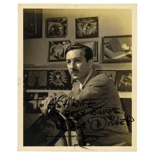 Walt Disney Signed Photograph