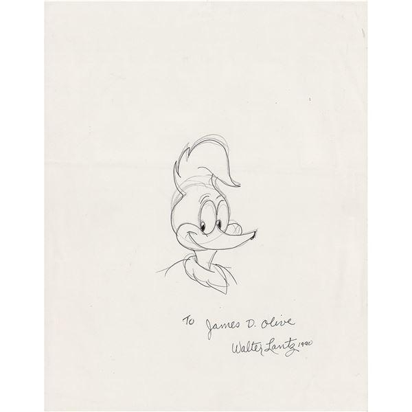 Walter Lantz Original Sketch