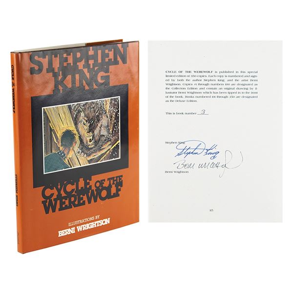 Stephen King and Berni Wrightson Signed Book with Sketch