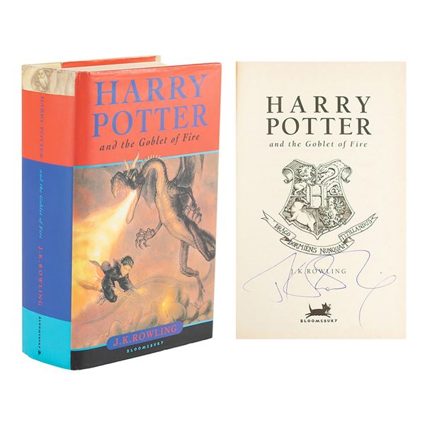 J. K. Rowling Signed 'Harry Potter' Book