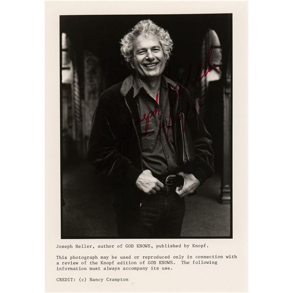 Joseph Heller Signed Photograph