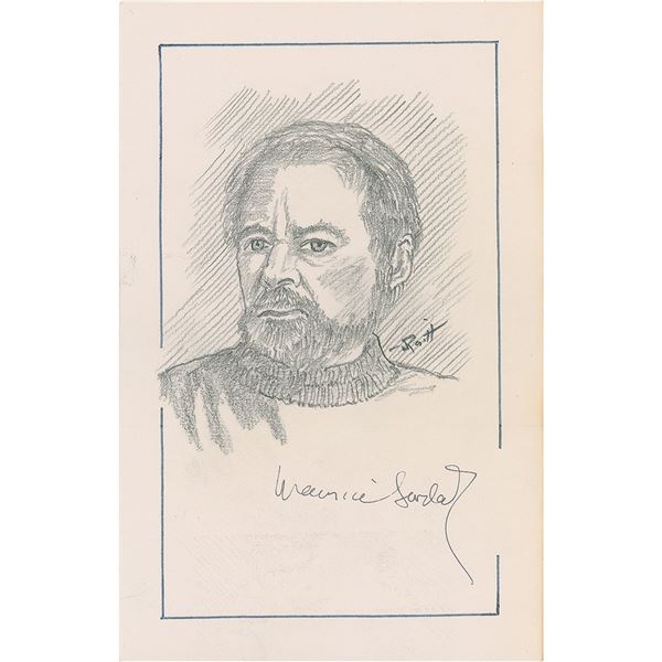 Maurice Sendak Signed Sketch