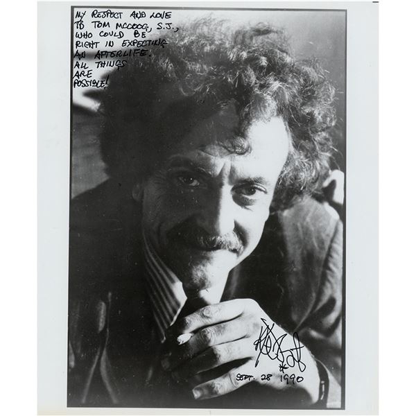 Kurt Vonnegut Signed Photograph to Priest