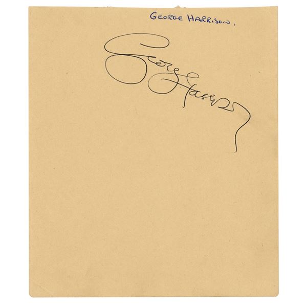 Beatles: George Harrison Signature