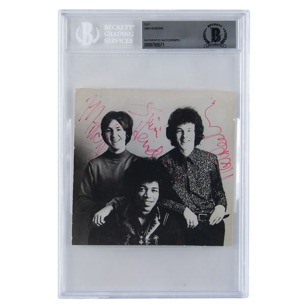 Jimi Hendrix Experience Signed Photograph