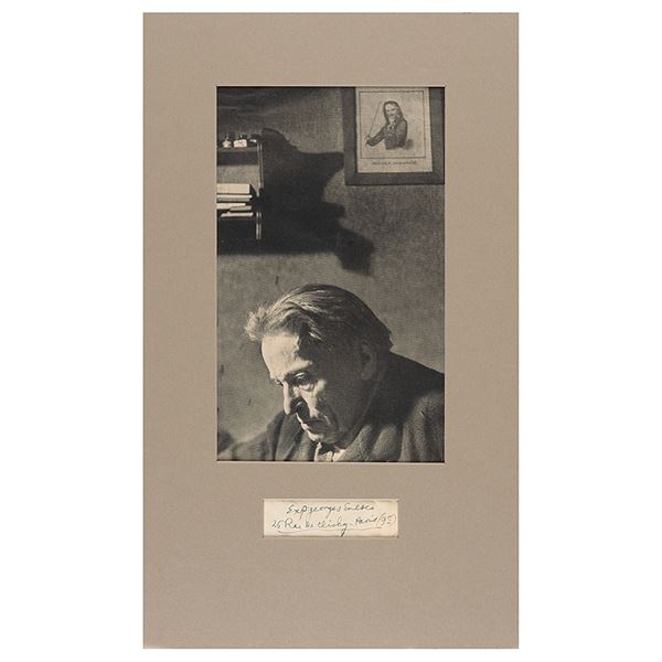 Georges Enesco Signature