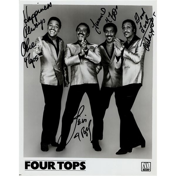 Four Tops Signed Photograph