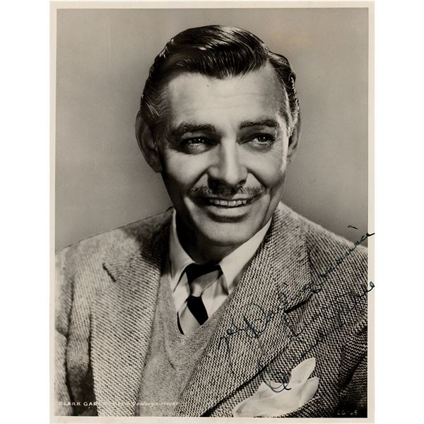 Clark Gable Signed Photograph