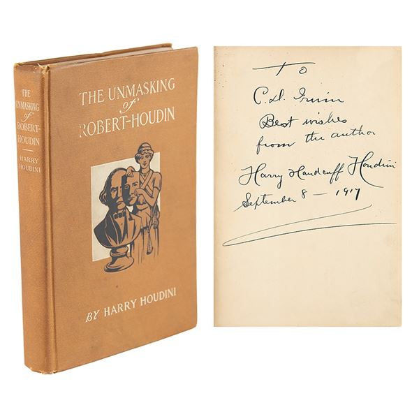 Harry Houdini Signed Book