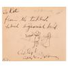 Image 2 : Harry Houdini Autograph Quotation Signed: "Secure Knots Secures Not"