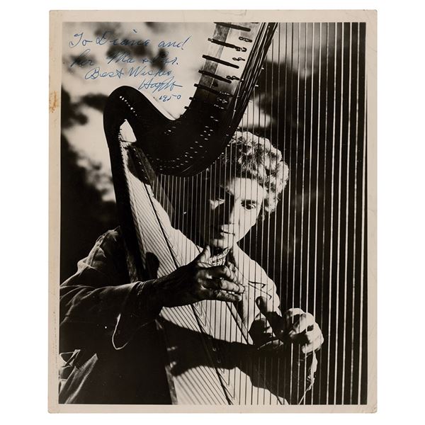 Harpo Marx Signed Photograph