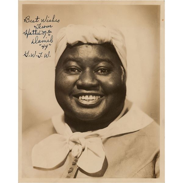 Gone With the Wind: Hattie McDaniel Signed Photograph