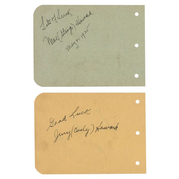 Three Stooges Signatures