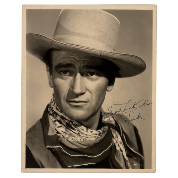 John Wayne Signed Photograph