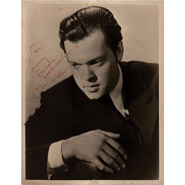 Orson Welles Signed Photograph